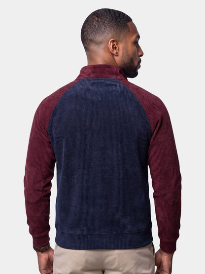 Buckridge casual ribfluwelen pullover – Cross & Crown