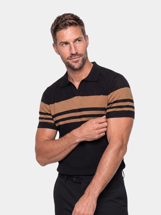 Caramel Lineage Polo – Cross & Crown