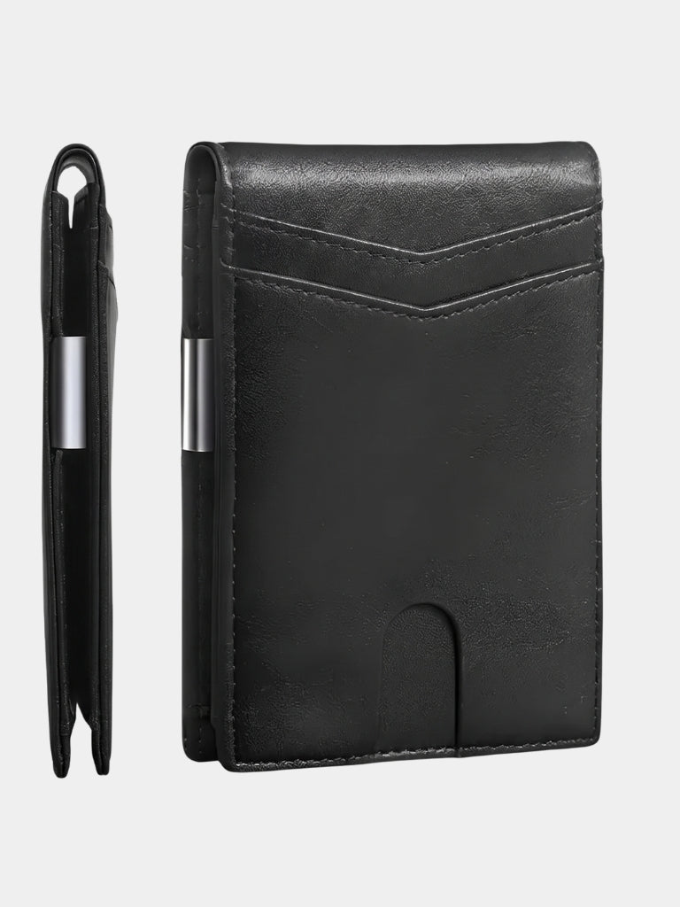 Carbon Fiber Anti RFID Minimalist Wallet - Cross & Crown