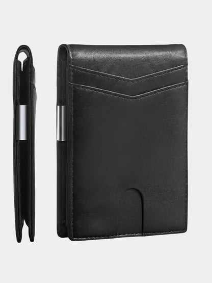 Carbon Fiber Anti RFID Minimalist Wallet - Cross & Crown