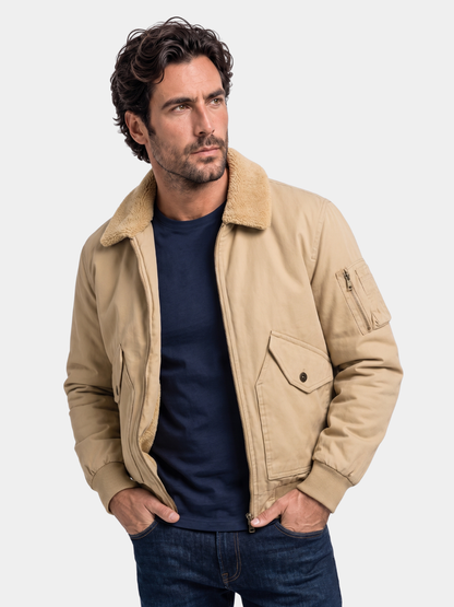 Chaqueta informal de forro polar - Cross & Crown