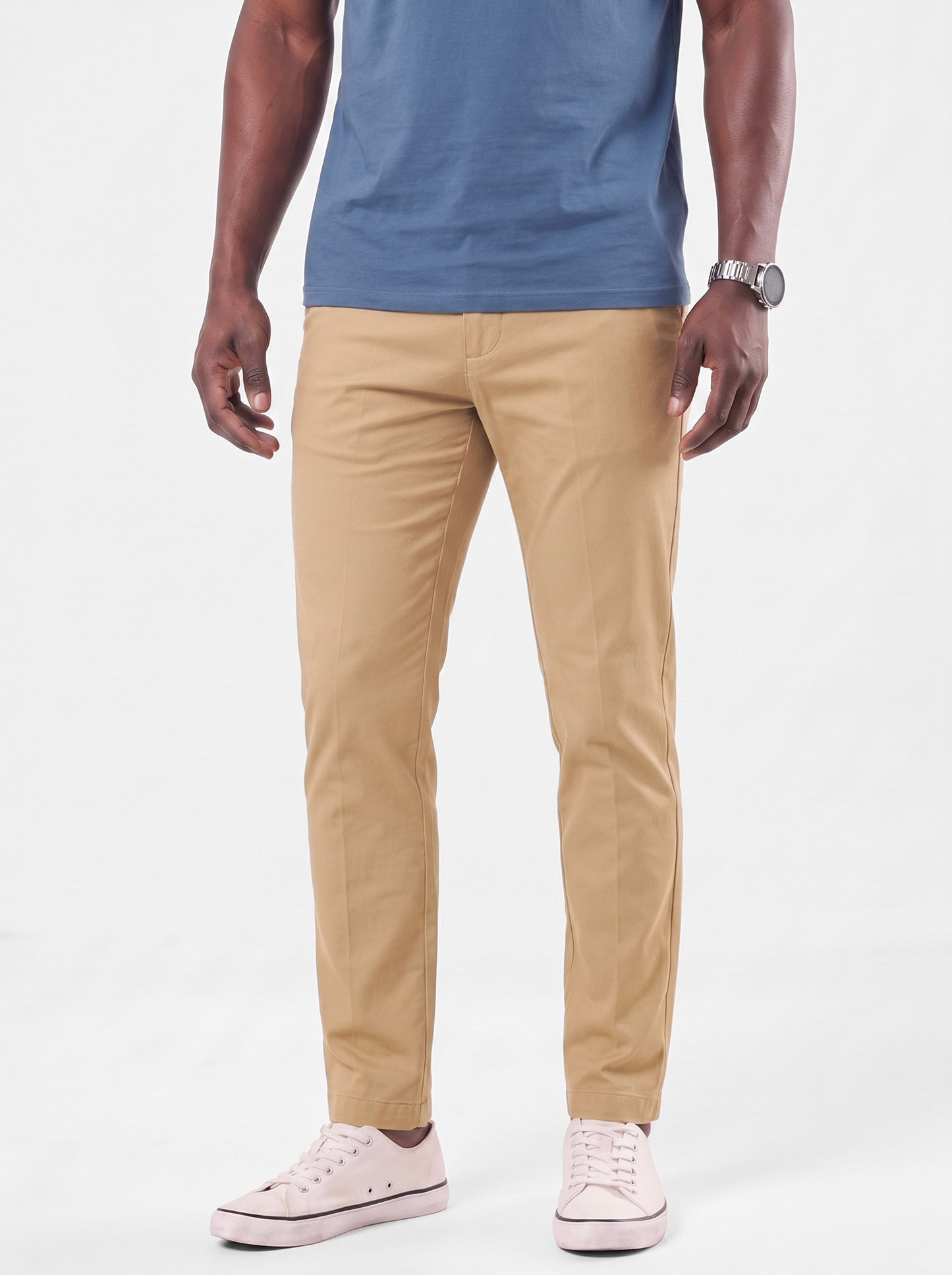 Pantalones informales de corte entallado - Cross & Crown