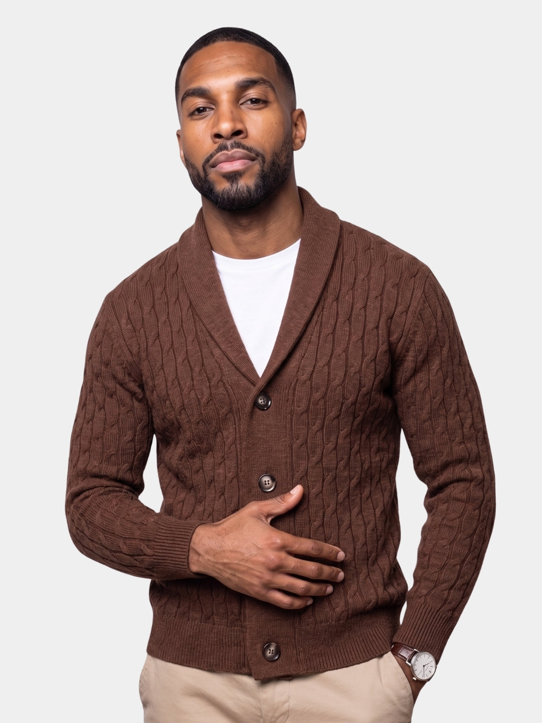 Cardigan classique douillet - Cross & Crown