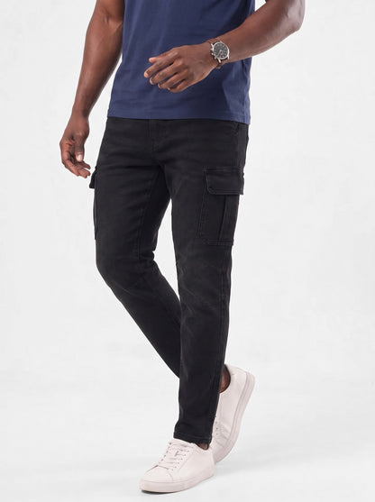 Pantalones cargo de mezclilla - Cross & Crown