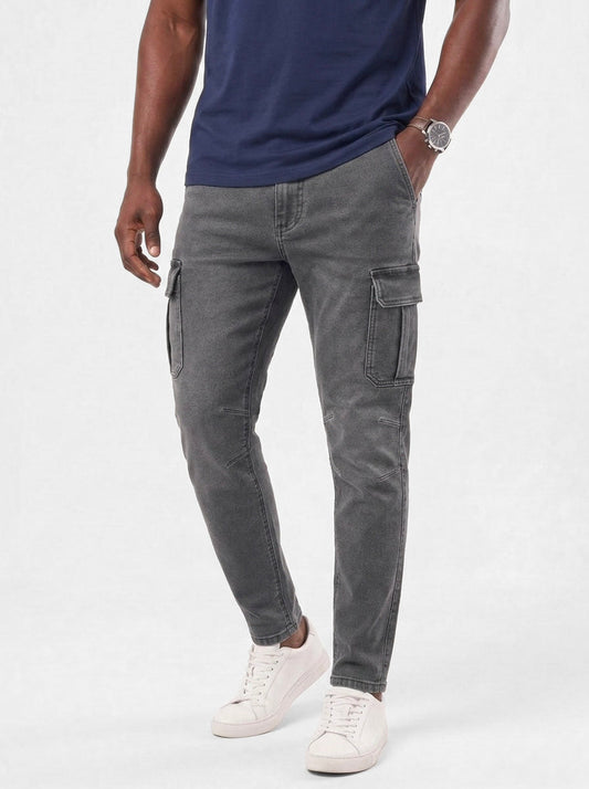 Pantalones cargo de mezclilla - Cross & Crown