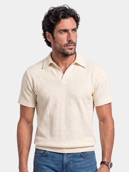 Diamond Lattice Resort Polo - Cross & Crown