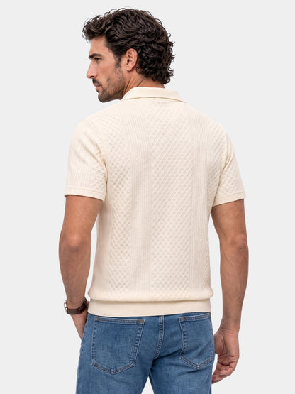 Diamond Lattice Resort Polo - Cross & Crown
