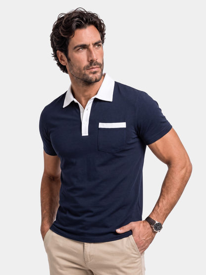 Elegant Golf Polo Shirt - Cross & Crown