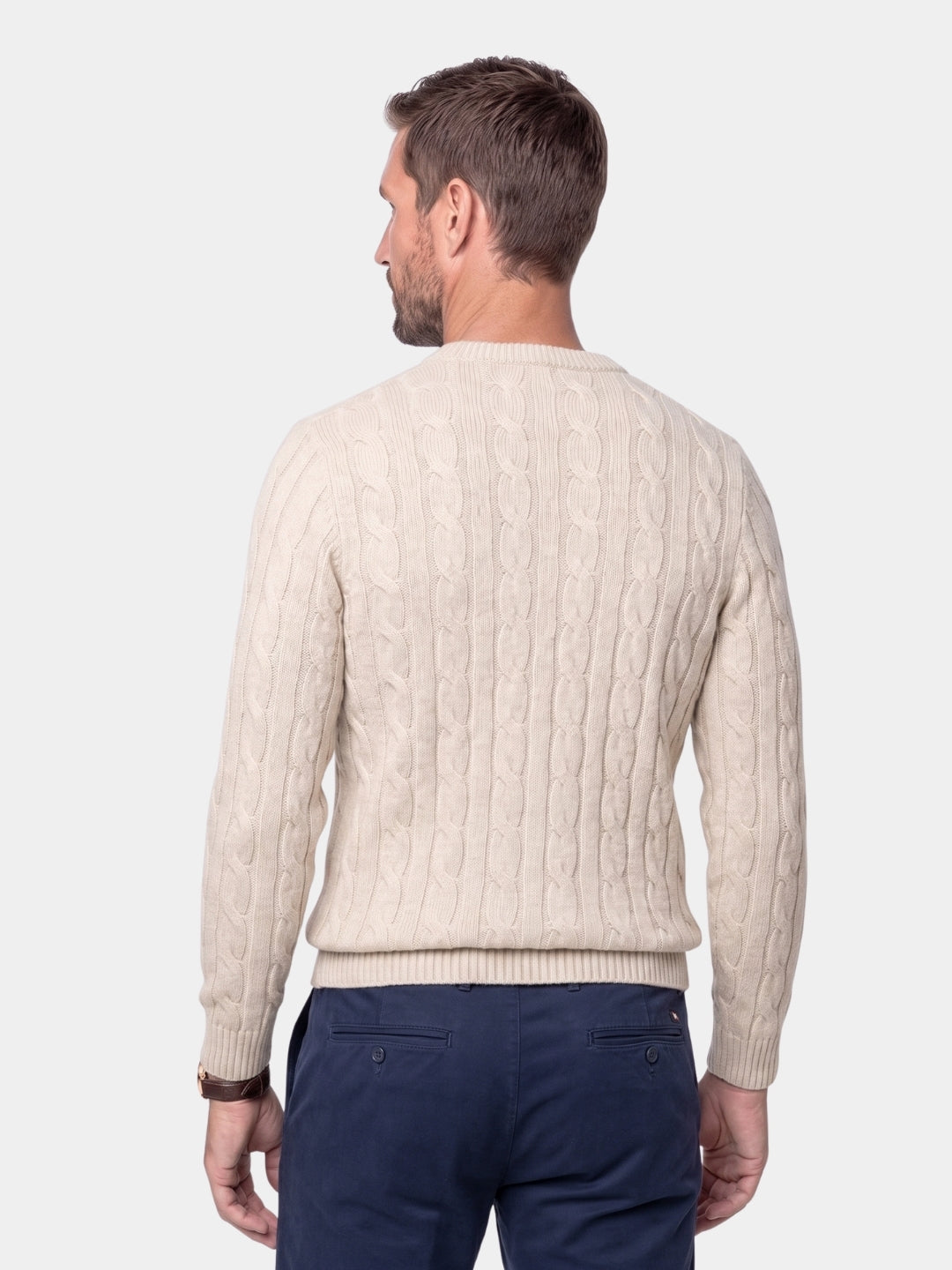 Suéter essencial de cashmere - Cross & Crown