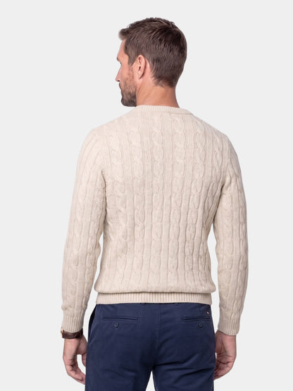 Suéter essencial de cashmere - Cross & Crown