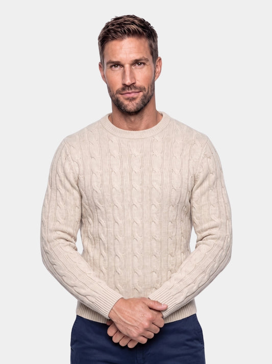 Suéter essencial de cashmere - Cross & Crown