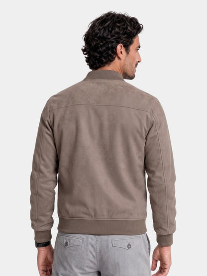 Ashwood Bomber Suede Jacket – Cross & Crown