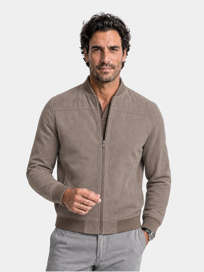 Ashwood Bomber Suede Jacket – Cross & Crown