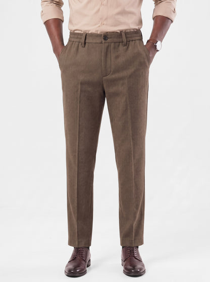 Pantalones rectos elásticos esenciales - Cross & Crown