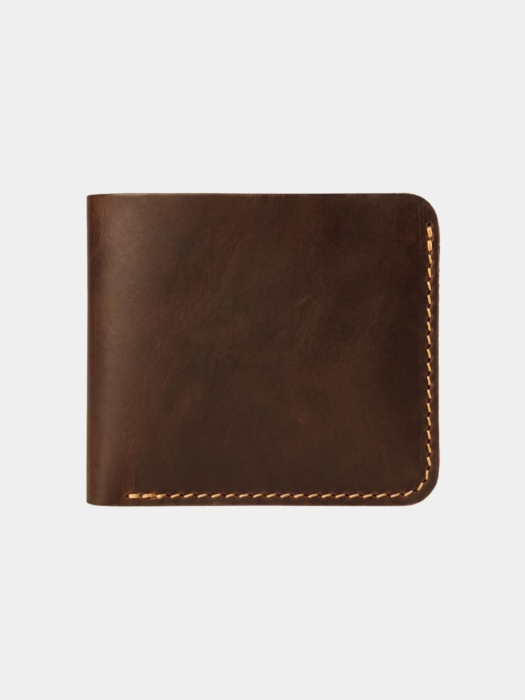 Handmade Vintage Leather Wallet - Cross & Crown