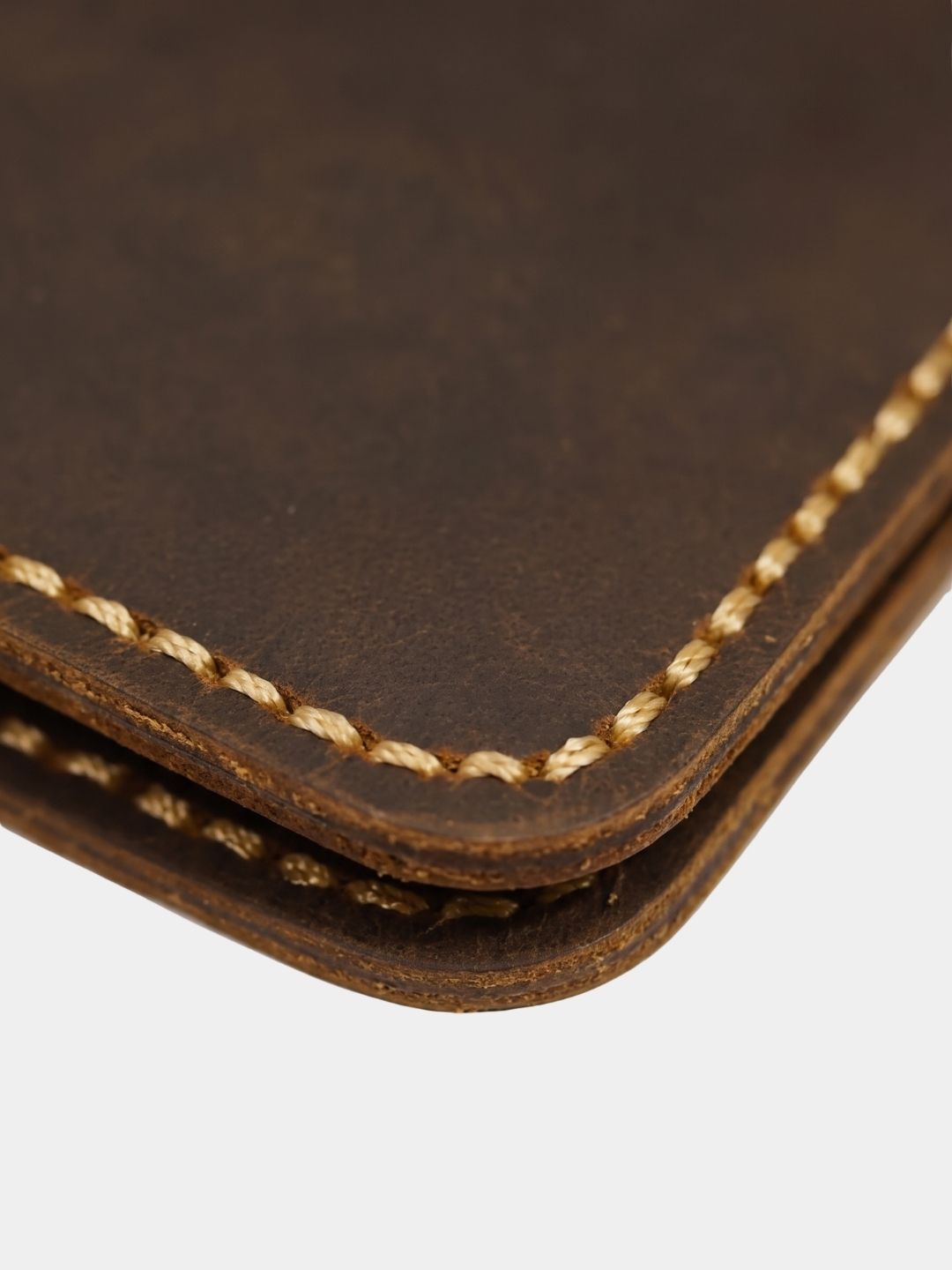 Handmade Vintage Leather Wallet - Cross & Crown