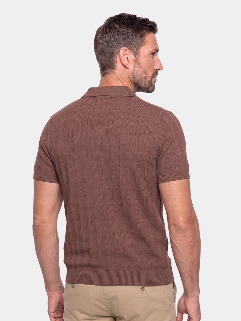Heritage Camp Collar Knit Shirt - Cross & Crown