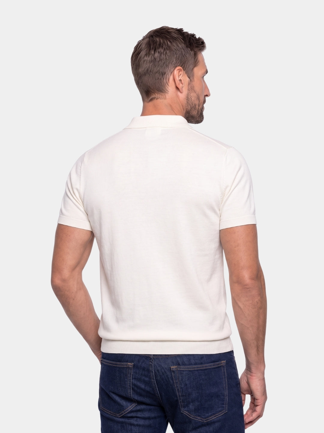 Imperial Ribbed Polo - Cross & Crown