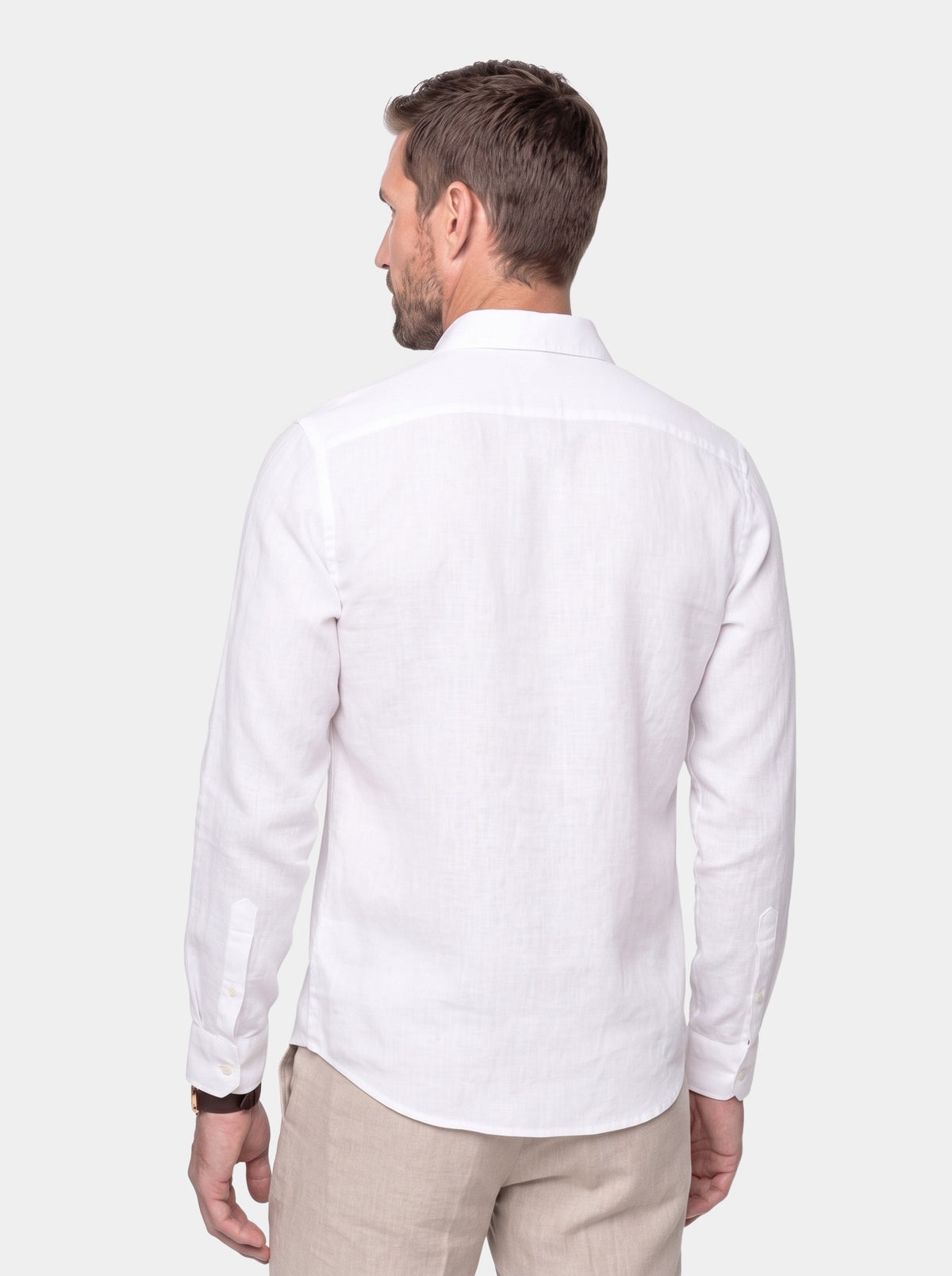 Vince Linen Shirt - Cross & Crown - back