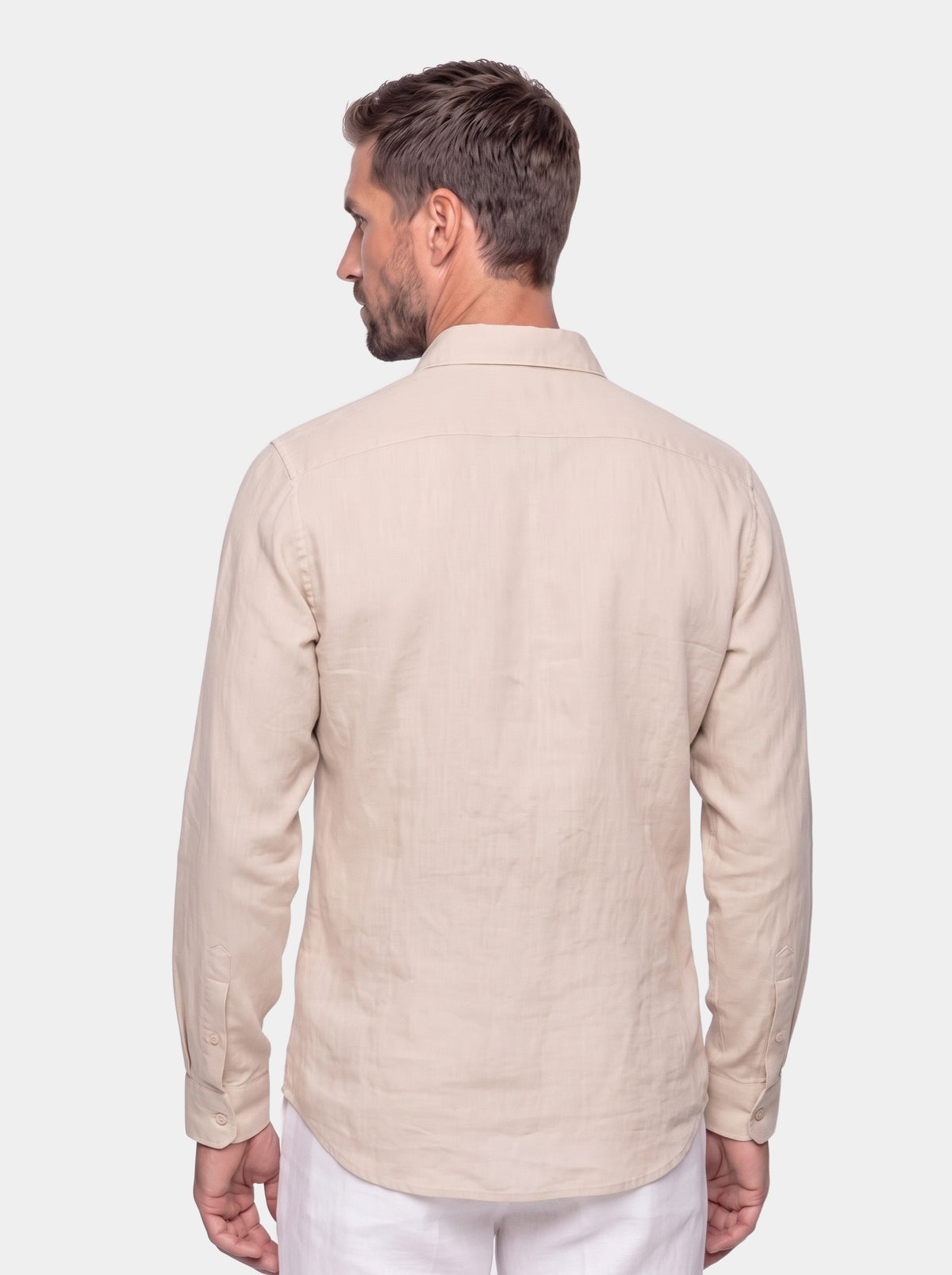 Linen Coast Shirt - Cross & Crown - back