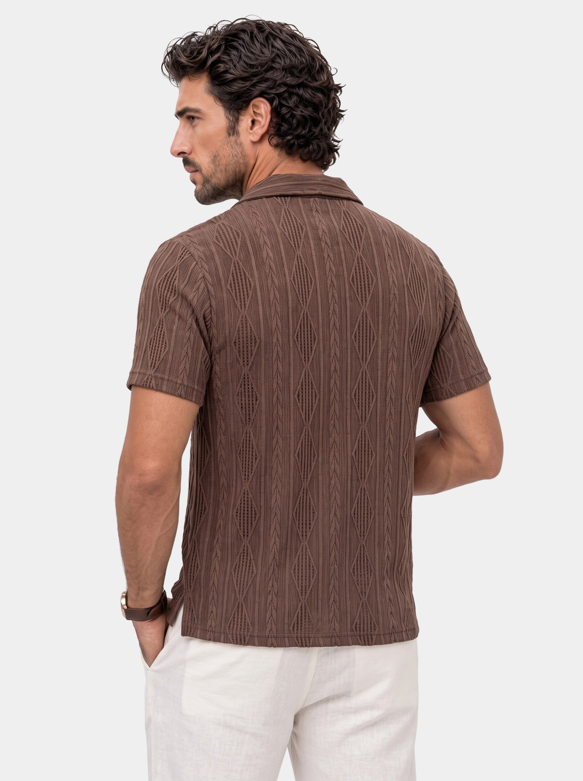 Valmoré Camp Shirt - Cross & Crown - back