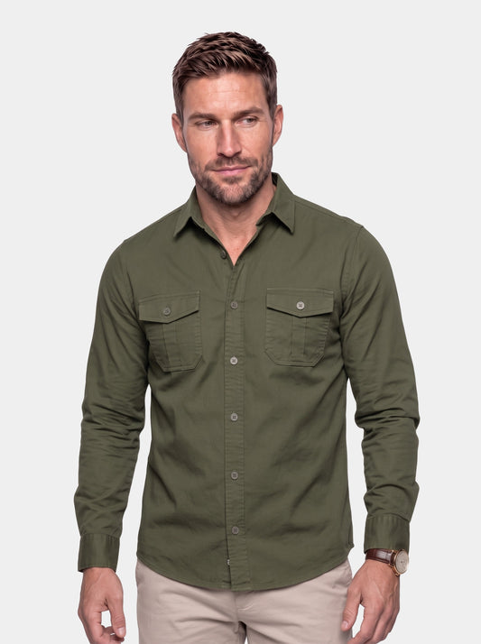 Vintage Long Sleeve Shirt - Cross & Crown - front
