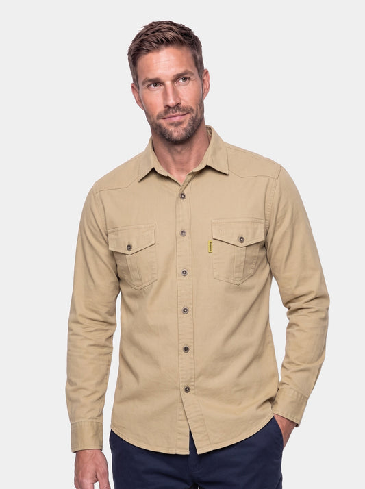 Casual Modern Men Shirt - Cross & Crown - front