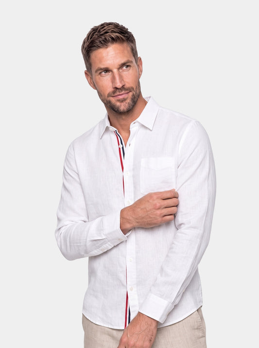 Vince Linen Shirt - Cross & Crown - front
