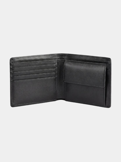 Anti RFID Leather Wallet - Cross & Crown