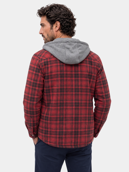 Lumberjack Hooded Sherpa Jacket – Cross & Crown