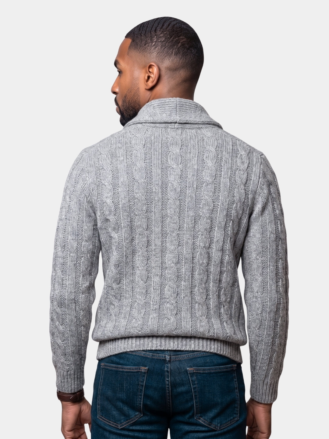 Cardigan en maille pour homme - Cross & Crown
