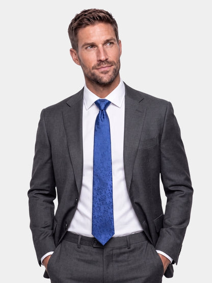 Midnight Petal Vintage Tie – Cross & Crown