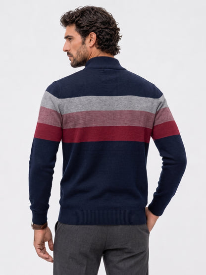 Suéter Minimalista de Gola Alta - Cross & Crown