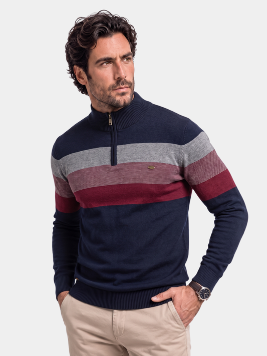 Minimalist High Collar Sweater - Cross & Crown