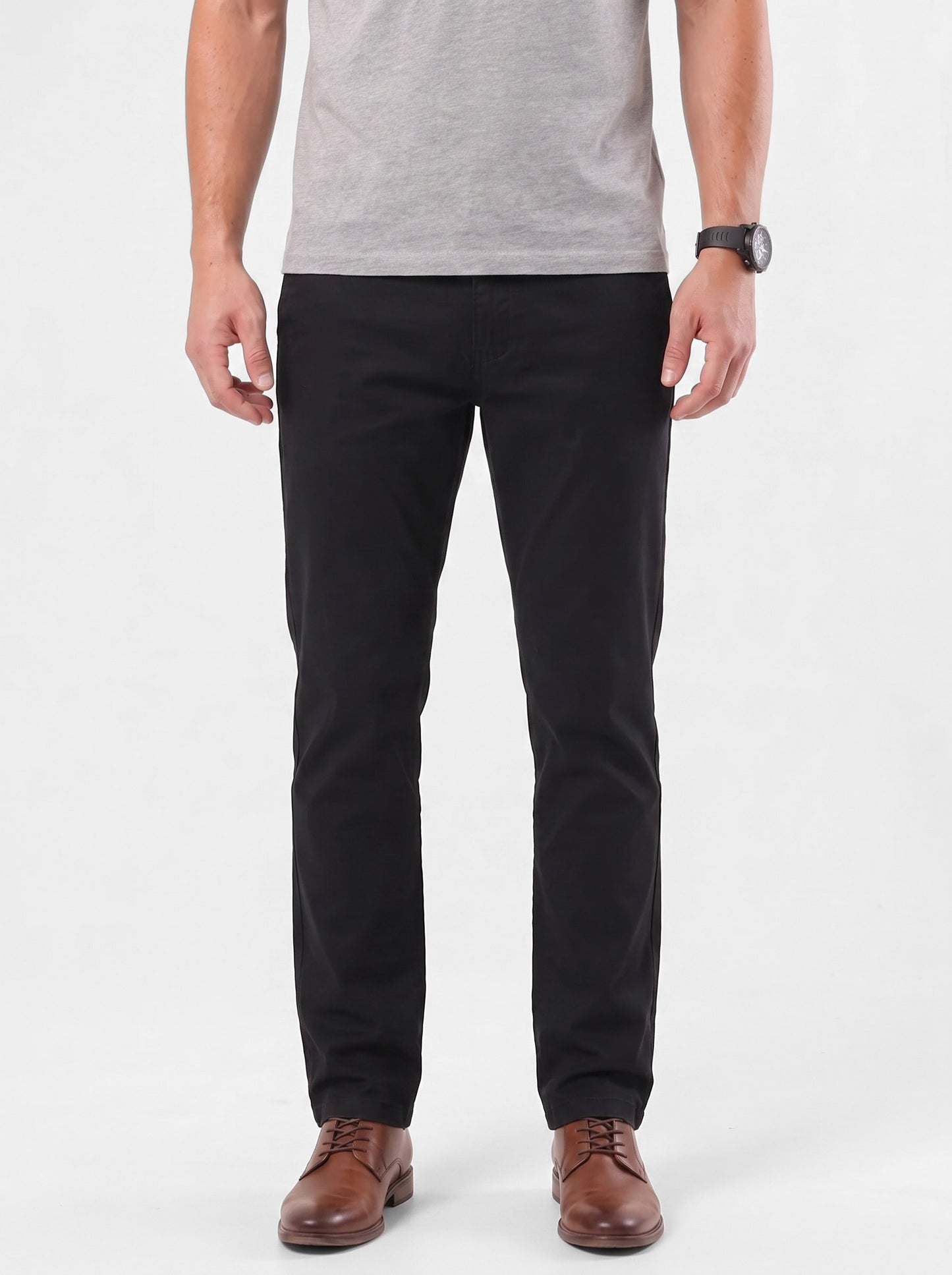 Pantalones minimalistas rectos - Cross & Crown