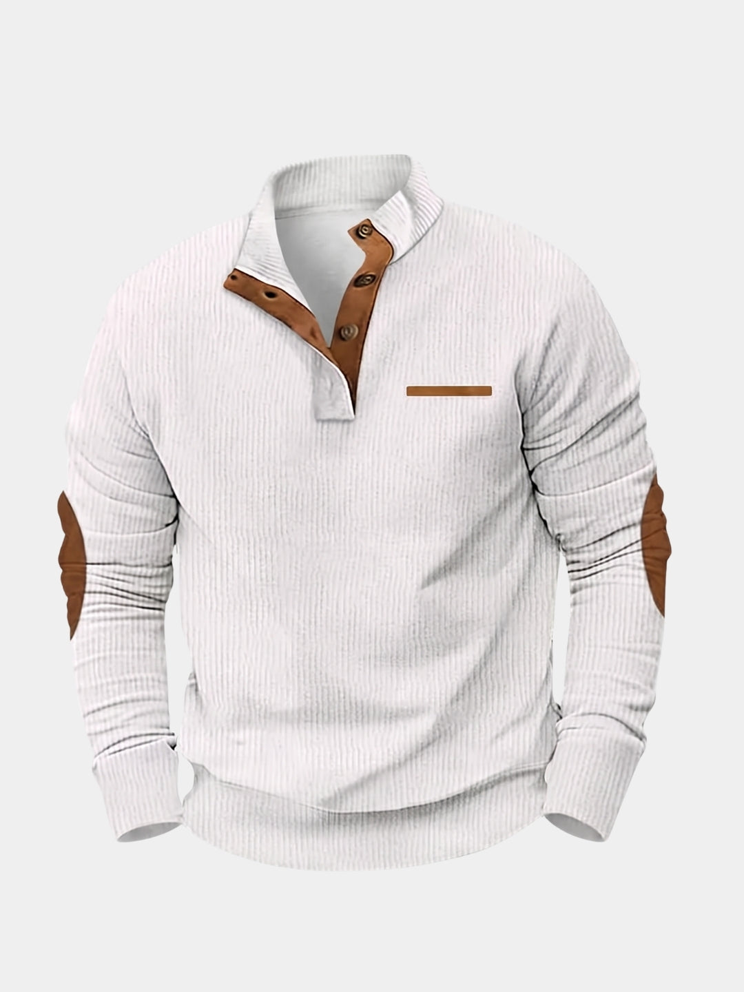 Pulôver henley casual Monaco - Cross & Crown
