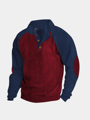Navy Blue and Red