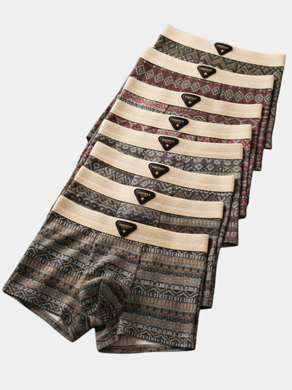 Mosaic Cotton Boxer [Begrenztes Angebot] - <tc>Cross & Crown</tc>