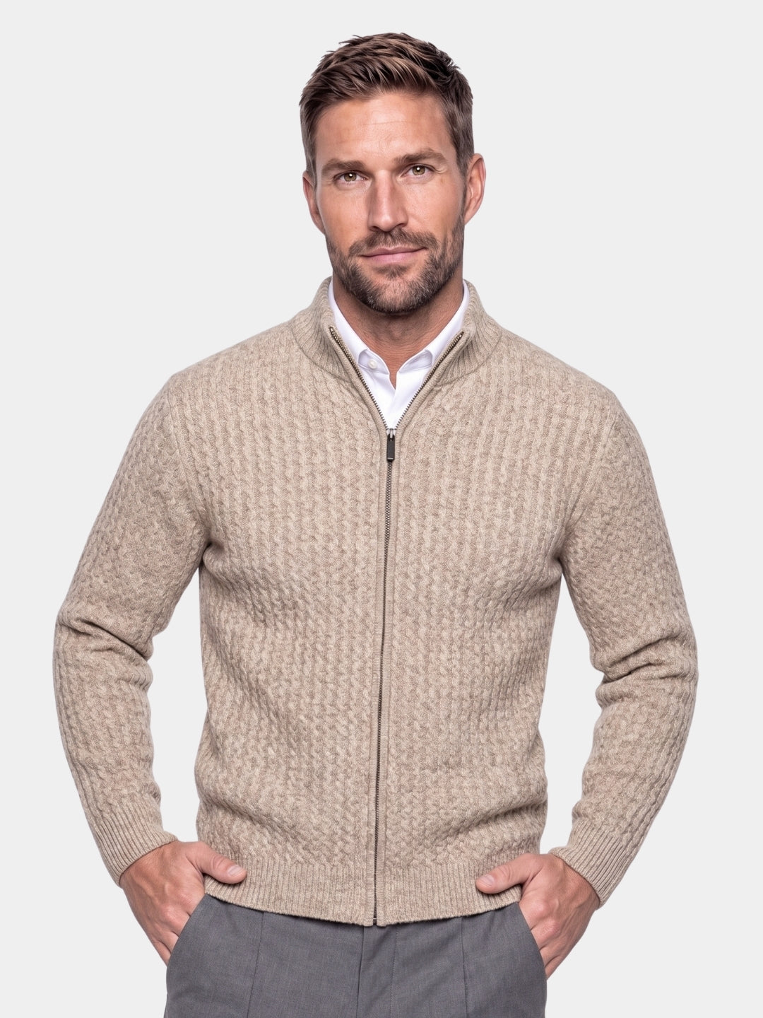 Suéter de caxemira de luxo Oldford – Cross & Crown