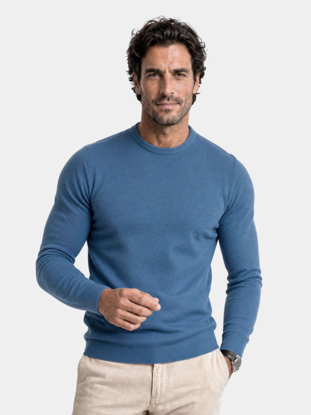 Pulôver minimalista premium - Cross & Crown