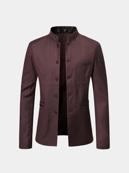 Elegant Collar Jacket - Cross & Crown
