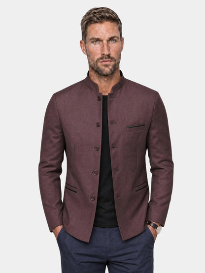 Elegant Collar Jacket - Cross & Crown