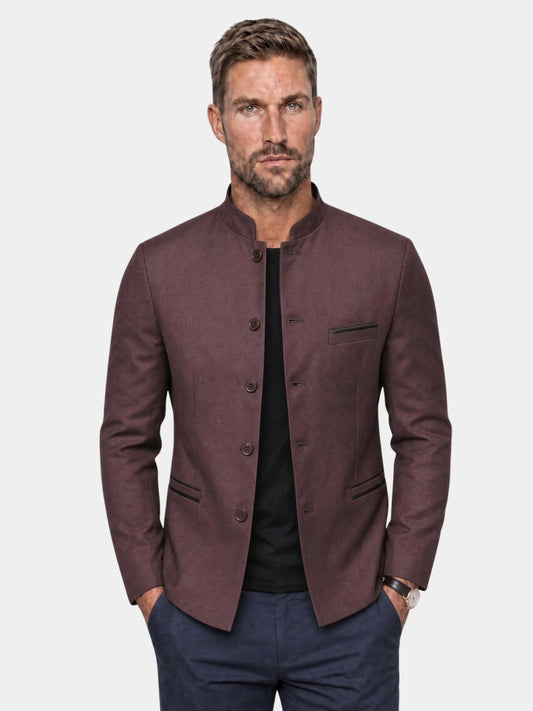 Jaqueta com gola elegante - Cross & Crown