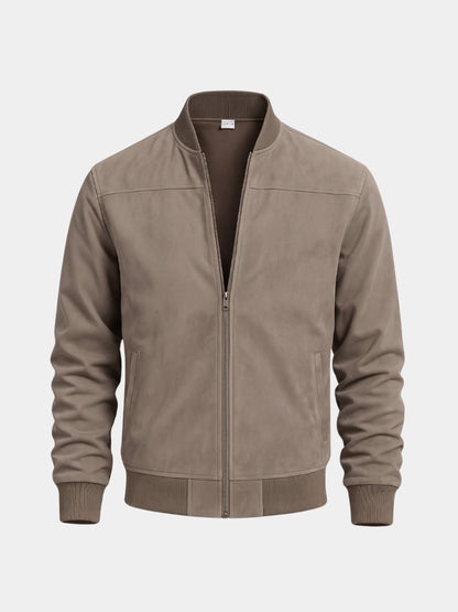Ashwood Bomber Suede Jacket – Cross & Crown
