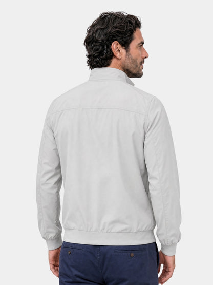 Casual Solid Bomber Jacket - Cross & Crown