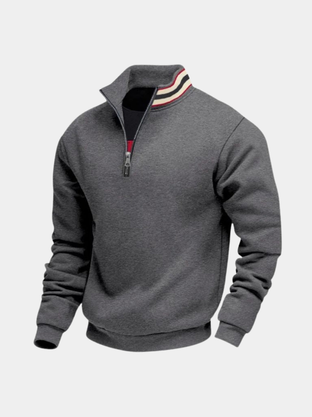 Pulôver Regent Listrado com Gola Alta - Cross & Crown