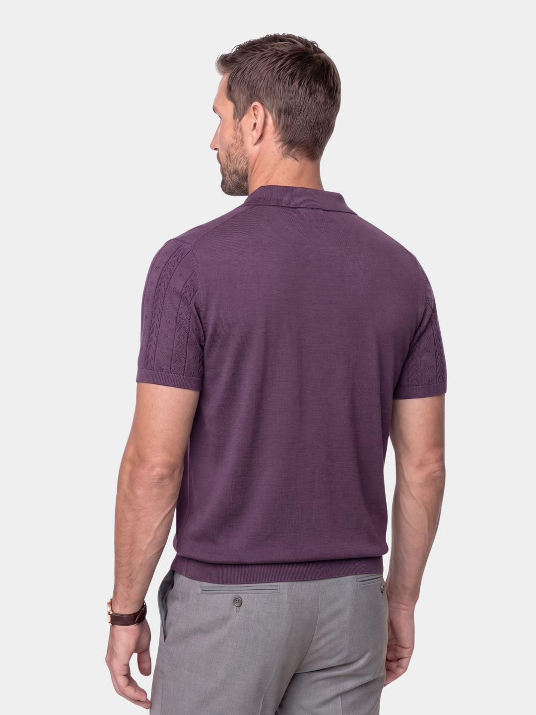 Classic Fit Business Polo Shirt - Cross & Crown