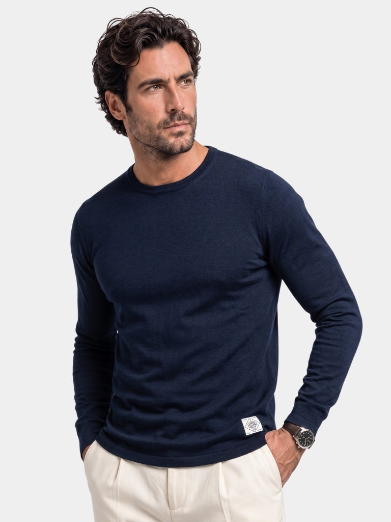 Slim Fit Long Sleeve T-Shirt - Cross & Crown