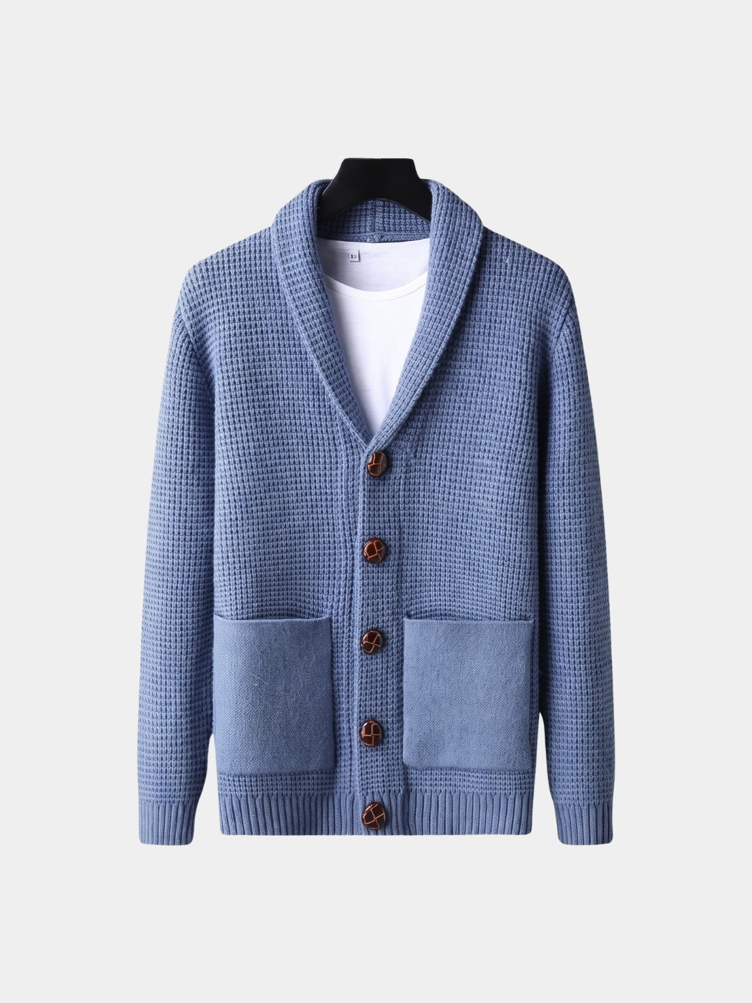 Cardigã sofisticado de lã para o inverno - Cross & Crown
