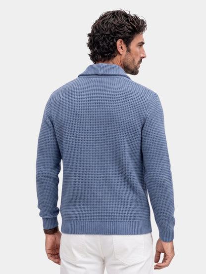 Cardigã sofisticado de lã para o inverno - Cross & Crown